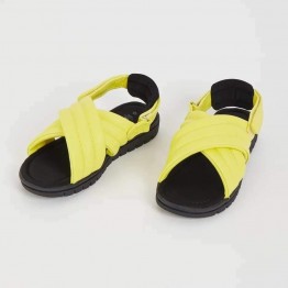 Yellow Padded Sandal